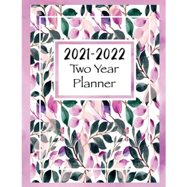 2021-2022 Two Year Planner: Two Year Monthly Planner and Calendar, Large size