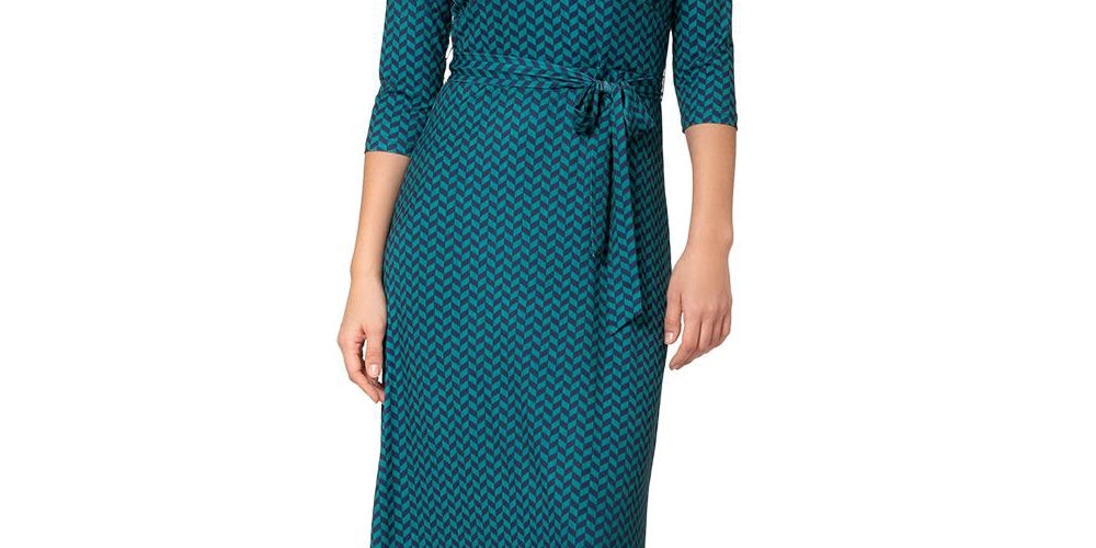 Leota Women's Perfect Wrap Maxi Dress Green Size S by Steals