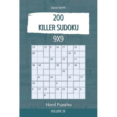 Killer Sudoku - 200 Hard Puzzles 9x9 vol.29