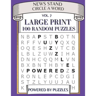 News Stand Circle a Word Vol.7: Large Print 100 Random Puzzles