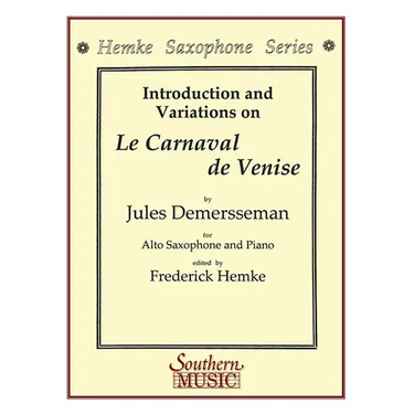 Le Carnaval de Venise (Carnival of Venice): Alto Sax