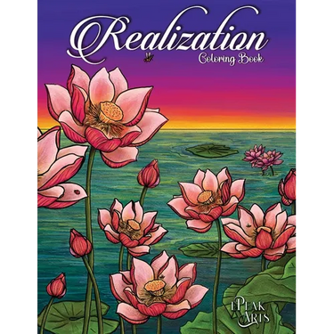 Realization: Flowers: Bilingual Adult Coloring Book