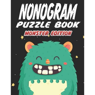 Nonogram Puzzle Book Monster Edition: 45 Multicolored Mosaic Logic Grid Puzzles For Adults and Kids