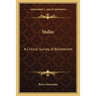 Stalin: A Critical Survey of Bolshevism