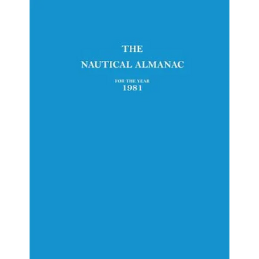 1981 Nautical Almanac