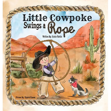 Little Cowpoke Swings a Rope