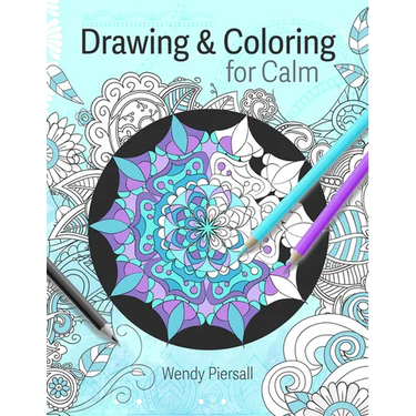 Drawing and Coloring for Calm: Relaxing Mandala Drawing Pages for Adults (Art Therapy)