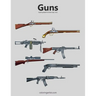 Guns Coloring Book for Grown-Ups 1 & 2