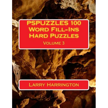 PSPUZZLES 100 Word Fill-Ins Hard Puzzles Volume 3