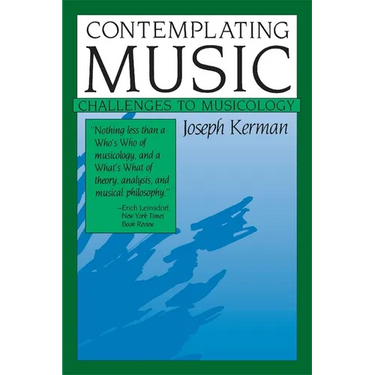 Contemplating Music: Challenges to Musicology