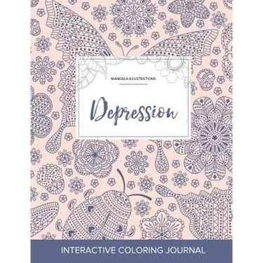 Adult Coloring Journal: Depression (Mandala Illustrations, Ladybug)
