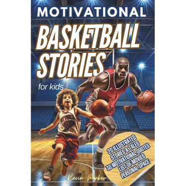 Basketball Stories for Kids: 20 Illustrated Legendary Tales with Inspiring Quotes from the Greatest Players - Amazing and Inspirational Sports History