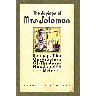 The Sayings of Mrs. Solomon