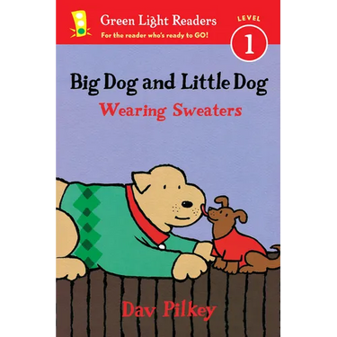 Big Dog and Little Dog Wearing Sweaters