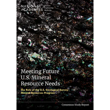 Meeting Future U.S. Mineral Resource Needs: The Role of the U.S. Geological Survey Mineral Resources Program