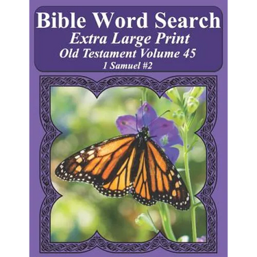 Bible Word Search Extra Large Print Old Testament Volume 45: 1 Samuel #2
