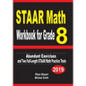 STAAR Math Workbook for Grade 8: Abundant Exercises and Two Full-Length STAAR Math Practice Tests