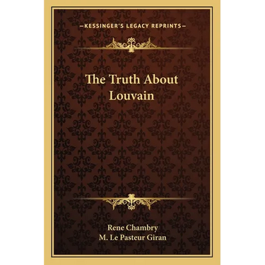 The Truth About Louvain
