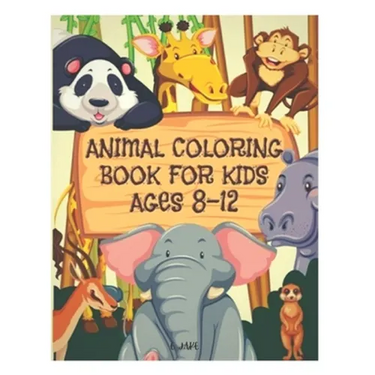 animal coloring book for kids ages 8-12: 50 great animal coloring picture collections.