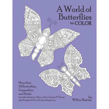 A World of Butterflies: to color