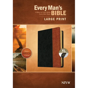 Every Man's Bible NIV, Large Print, Tutone