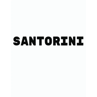 Santorini: Black and White Decorative Book to Stack Together on Coffee Tables, Bookshelves and Interior Design - Add Bookish Char