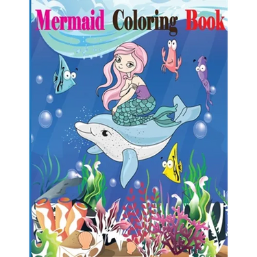 Mermaid Coloring Book: Mermaid Coloring Book for Kids Ages 4-8, 9-12