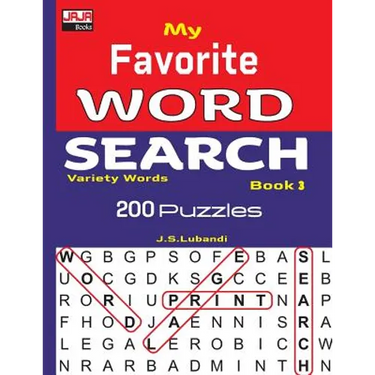 My Favorite WORD SEARCH Book 3