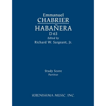 Habanera, D 63: Study score