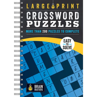Large Print Crossword Puzzles Blue: More Than 200 Puzzles to Complete