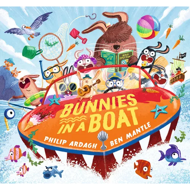 Bunnies in a Boat