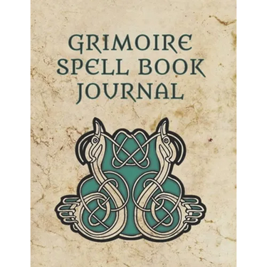 Grimoire Spell Book Journal: Large Grimoire Medieval Witchcraft Spells And Book Of Shadows Record Gift Celtic