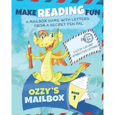 Ozzy's Mailbox: Motivate reading practice with Ozzy's learn to read games for kids 5-7! Interactive letters from a dragon pen pal, dai