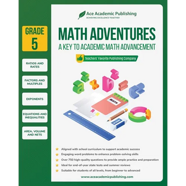 Math Adventures - Grade 5: A Key to Academic Math Advancement