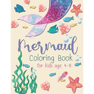 Mermaid Coloring Book For Kid: A beautiful collection of 30 Mermaid illustrations for hours of fun!