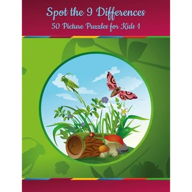 Spot the 9 Differences - 50 Picture Puzzles for Kids 1