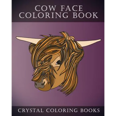Cow Coloring Book: 30 Simple Line Drawing Cow Face Coloring Pages