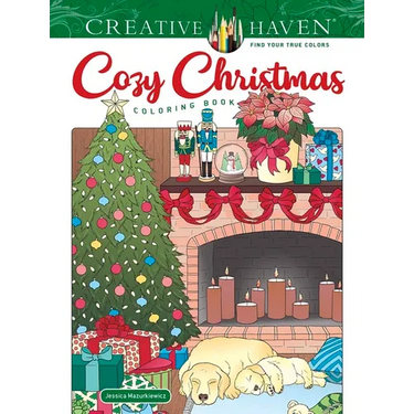 Creative Haven Cozy Christmas Coloring Book