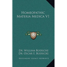 Homeopathic Materia Medica V1