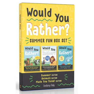Would You Rather? Summer Fun Box Set: Summer Edition, Animals Edition, Made You Think! Edition