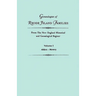 Genealogies of Rhode Island Families from the New England Historical and Genealogical Register. in Two Volumes. Volume I: Alden - Mowry