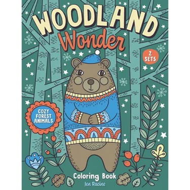Woodland Wonder: Cozy Forest Animals Coloring Book