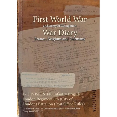 47 DIVISION 140 Infantry Brigade London Regiment 8th (City of London) Battalion (Post Office Rifles): 1 December 1915 - 31 December 1915 (First World