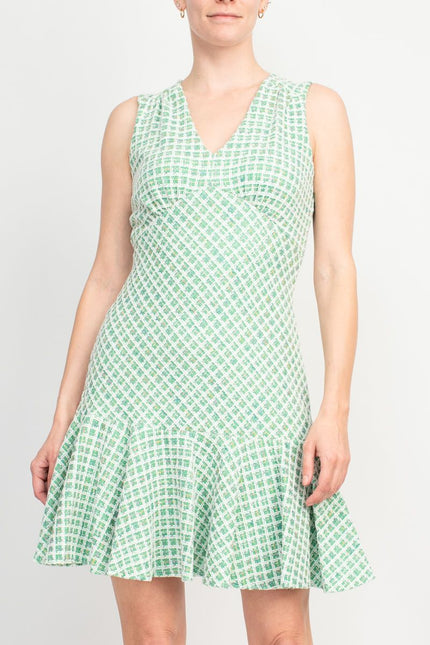 Taylor Soft Boucle V-Neck Dress by Curated Brands