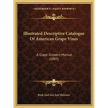 Illustrated Descriptive Catalogue of American Grape Vines: A Grape Growers Manual (1883)