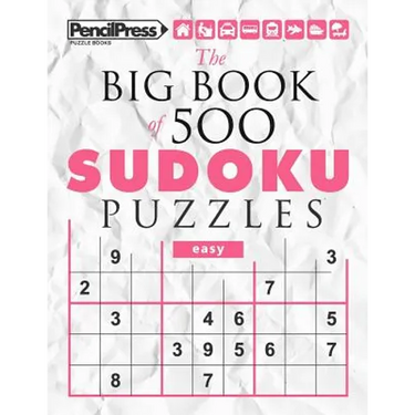 The Big Book of 500 Sudoku Puzzles easy (with answers)