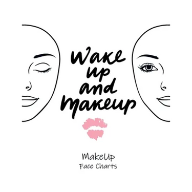 MakeUp Face Charts: Paper Practice Face Charts For Makeup Artists