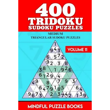 400 Tridoku Sudoku Puzzles: Medium Triangular Sudoku Puzzles