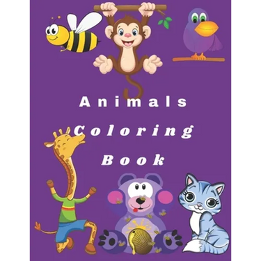 Animals Coloring Book: Animals Coloring Book For Kids 100 pages