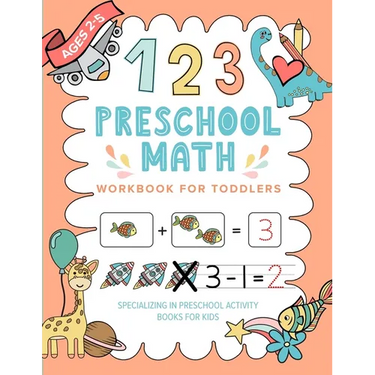 Preschool Math Workbook For Toddlers